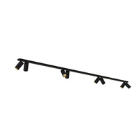 Lampa Sufitowa Oprawa Natynkowa Reflektor Punktowa 8x GU10 Czarna Nowoczesna MONO 7698 Nowodvorski