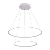 Lampa Wisząca Sufitowa ORION Biała EXTERNO 53W LED Milagro