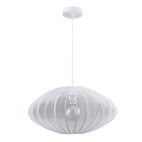 Lampa Sufitowa Wisząca Zwis E27 Biała JAPANDI Sanico Goldlux