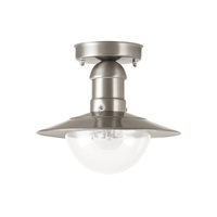 Lampa Wisząca Sufitowa Ogrodowa Zewnętrzna E27 IP44 Chrom Industrialny Oslo Rabalux