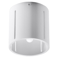 Lampa Sufitowa Oprawa Natynkowa SPOT TUBA G9 Cylindryczna Biała Nowoczesna Inez Sollux