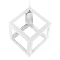 Lampa Wisząca Sufitowa Geometryczna IL MIO SWEDEN 1xE27 Biała - GOLDLUX (Polux)