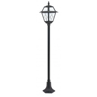 Lampa Ogrodowa Zewnętrzna Słupek LATARNIA E27 Witraż K 5002/1 N 160cm czarny Su-Ma