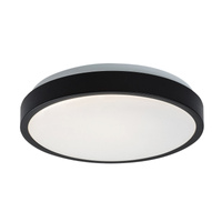 Plafon LED Lampa Sufitowa Oprawa Ścienna 18W 1380lm 4000K Czarny IP44 Minimalistyczny Samira Rabalux