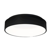 Plafon LED Lampa sufitowa Czarna OHIO 24W 4000K IP20 Metal i akryl Milagro