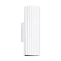 Lampa Ścienna Kinkiet Reflektor Tuba Spot 2x GU10 Biała Karbon Deep Space SL.1647 Sollux