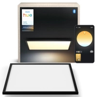 Panel LED Lampa Sufitowa Natynkowa 60x60 cm 39W 1940lm IP20 White Ambiance TW Czarna Inteligentna SMART Zigbee Bluetooth Aurelle Philips HUE