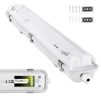 Oprawa Lampa Hermetyczna LED Pyłoszczelna 60cm 2xT8 G13 IP65 HERSO Lumiled