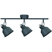 Oprawa ścienna KINKIET Spot Niko 3xE14 GOLDLUX (Polux) CZARNY