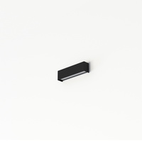 Kinkiet Ścienny Lampa Natynkowa E14 Czarna STRAIGHT WALL XS 7601 Nowodvorski