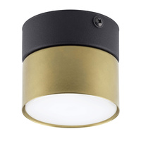 Lampa Sufitowa Oprawa Natynkowa SPACE BLACK/GOLD Spot Halogenowa Czarno-Złota Okrągła GX53 6140 TK Lighting