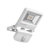 Naświetlacz LED Reflektor Zewnętrzny Lampa 10W 800lm 3000K IP44 Biały Z Czujnikiem Ruchu i Zmierzchu Endura Ledvance