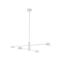 Lampa Sufitowa Wisząca 4x GX53 Biała Nowoczesna ORBIT 7941 Nowodvorski