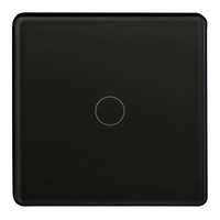 Włącznik Dotykowy Pojedynczy z Kondensatorem Czarny Tuya Smart WiFi Sanico Goldlux