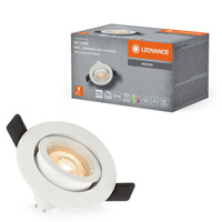 Panel LED Oprawa Podtynkowa Punktowa GU10 9.5W 575lm 4000K Neutralna Ściemnialna Oczko Spot Biały Kit LED Ledvance