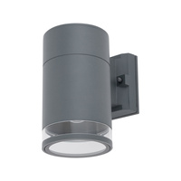 Lampa Ogrodowa Zewnętrzna Kinkiet Elewacyjny Oprawa Natynkowa E27 Grafitowa Wodoodporna IP44 Nowoczesna ROCK PRO 10686 Nowodvorski