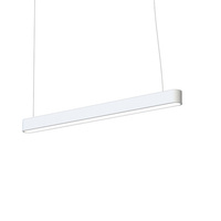 Lampa Wisząca SOFT 7547 Nowodvorski Biała 2xLED Tube T8 Sufitowa 90x6 Nowoczesna