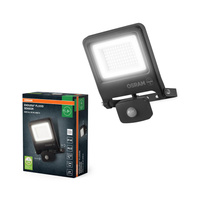 Naświetlacz LED Halogen Zewnętrzny Reflektor z Czujnikiem Ruchu i Zmierzchu 50W 4000K Neutralna 5000lm Szary IP44 Endura Osram