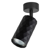 Lampa Ścienna Reflektor Kinkiet Spot GU10 Ruchomy Czarny Glamour Masterled