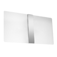 Lampa Ścienna Kinkiet 2x G9 Prostokątna Biała Chrom Nowoczesna Azalia Sollux