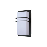 Lampa Ogrodowa Zewnętrzna Kinkiet Elewacyjny LED E27 IP44 Czarny Nowoczesny Seattle Rabalux