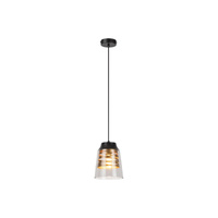 Lampa Wisząca Sufitowa Zwis E27 Czarny Nowoczesny Zenaida Rabalux