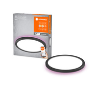 Plafon LED Natynkowy 19W SMART+ WiFi RGB Ściemnialny 24cm Okrągły Czarny Orbis Ceiling LEDVANCE