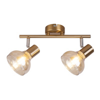 Lampa Sufitowa Punktowa Reflektor Spot 2x E14 Złoty Nowoczesny Holly 5547 Rabalux