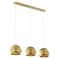 Lampa Sufitowa Wisząca YODA GOLD ORBIT Żyrandol Złota Klasyczna 3xE27 3449 TK Lighting