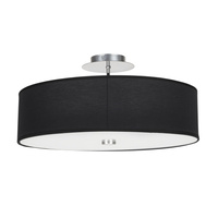 Lampa Sufitowa 3x E27 Czarna Nowoczesna VIVIANE 6390 Nowodvorski