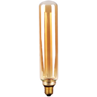 Żarówka Dekoracyjna LED E27 T60 4W 180lm 1800K Ciepła 320° DecoVintage Amber Pillar GOLDLUX (Polux)