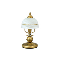 Lampa Stołowa Biurkowa Nocna E14 Brązowy Klasyczny Flossi Rabalux