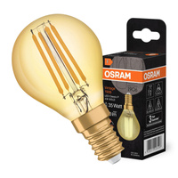 Żarówka LED Dekoracyjna P45 Kulka E14 4W = 35W 410lm 2400K Ciepła 300° Vintage 1906 Osram