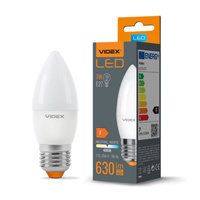 Żarówka LED E27 C37 Świeczka 7W = 50W 630lm 4000K Neutralna 220° Videx