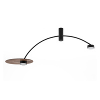 Lampa Sufitowa 2x GX53 Czarna Nowoczesna HEFT 10356 Nowodvorski