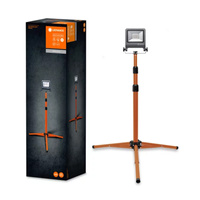 Naświetlacz Reflektor LED Lampa Akumulatorowy Na Statywie Przenośny Roboczy 30W 2700lm 4000K IP65 Grafitowy Worklight Ledvance