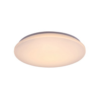 Plafon LED Lampa Sufitowa Oprawa Ścienna Natynkowa 48W CCT RGB Ściemnialna Timer Pilot Biały Nowoczesny Cerrigen Rabalux
