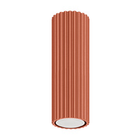 Lampa Sufitowa Reflektor Tuba Spot 1x GU10 Ochra Czerwona Karbon Deep Space SL.1626 Sollux