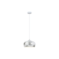 Lampa Wisząca Sufitowa Zwis E14 Srebrny Nowoczesny Ginger Rabalux