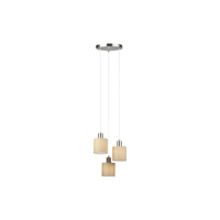 Lampa Wisząca Sufitowa 3x E14 Brązowy Nowoczesny Natina Rabalux