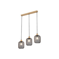 Lampa Wisząca Sufitowa E27 Brązowy Industrialny Grendel Rabalux