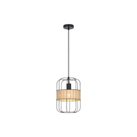 Lampa Wisząca Sufitowa Zwis E27 Czarny Industrialny Indiana Rabalux