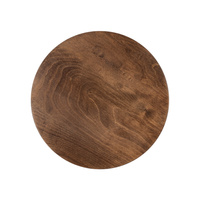 Kinkiet Ścienny Lampa Natynkowa LED 13W 160lm 3000K Ciepła Brązowa Skandynawska RING TIMBER LED L 11291 Nowodvorski
