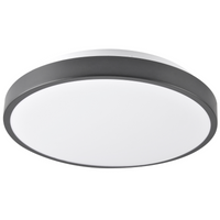 PLAFON LED lampa oprawa sufitowa czarny 30cm 15W 4000K KERN GOLDLUX (Polux)