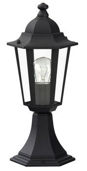 Lampa Ogrodowa LED Zewnętrzna VELENCE E27 IP43 Słupek 40cm Czarna RABALUX