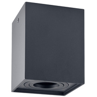 Oprawa sufitowa natynkowa Hadar Q1 1xGU10 ruchoma kwadrat czarna