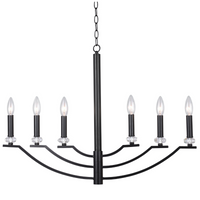 Lampa Wisząca Sufitowa Żyrandol HIMS 6xE14 120cm - GOLDLUX (Polux)