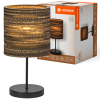 Lampa Stołowa Oprawa Biurkowa Stojąca Dekoracyjna E27 Brązowy USB-C Decor Ledvance