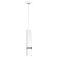 Lampa wisząca Tuba Zwis VIDAR Biały + srebrny 1x GU10 Milagro Metal Styl nowoczesny