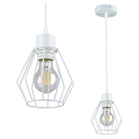 Lampa Sufitowa Oprawa Wisząca Zwis E27 Biała Otto Masterled